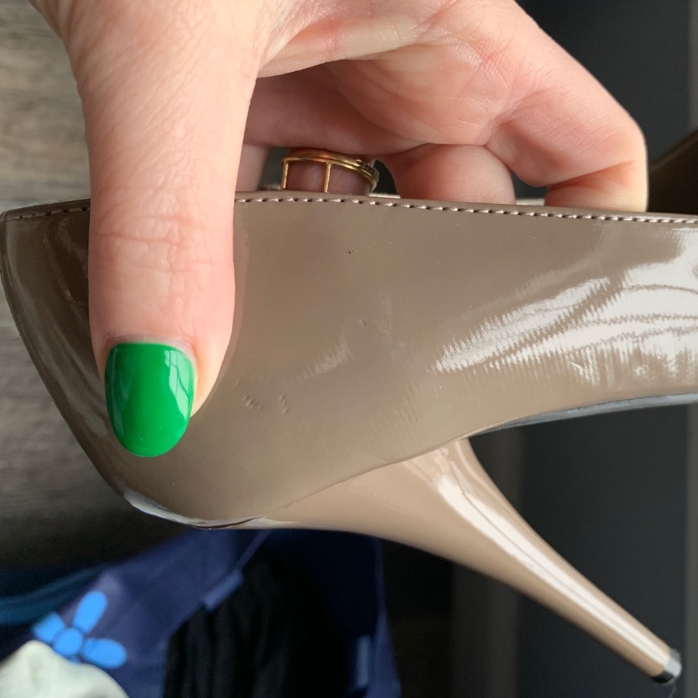 Worn once to a wedding! Nude platform heels! - Picture 4 of 7